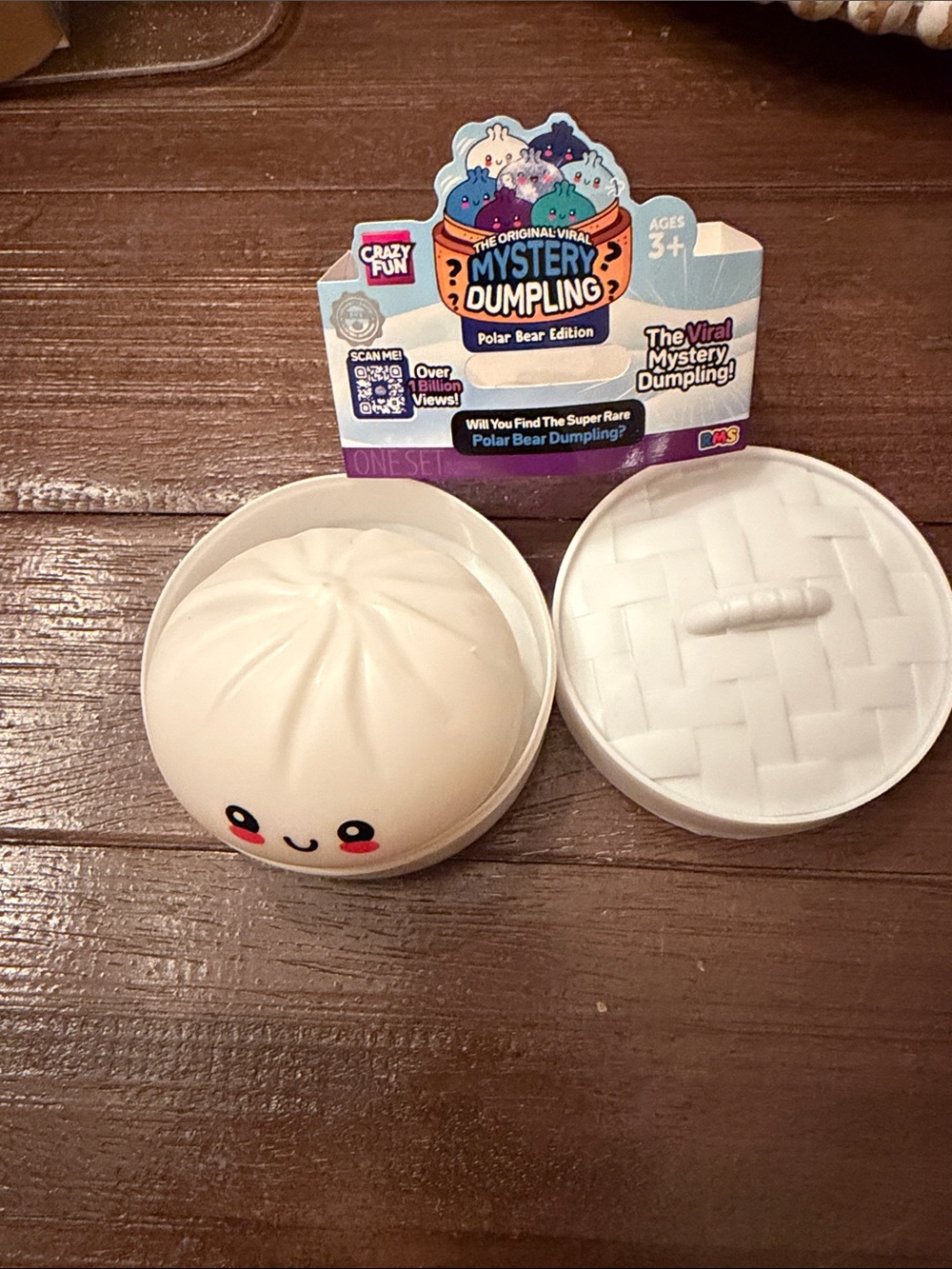 Opened Mystery Dumpling Polar Bear Edition - White